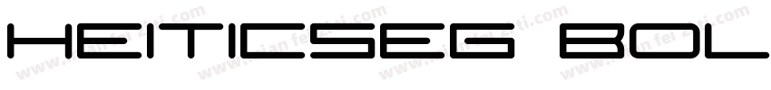 heiticseg bold字体转换